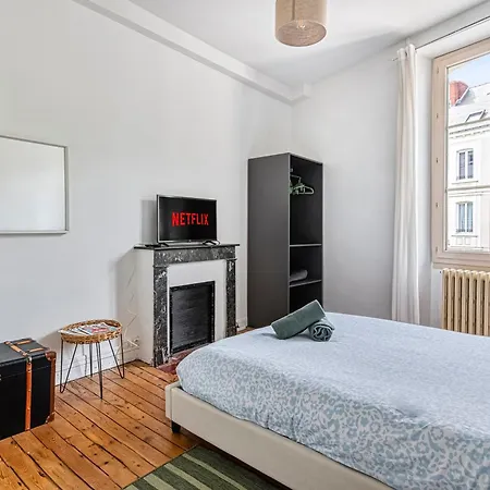 Apartmán Le Nid Carnot - Coeur D'Angers, 3 Ch, 75M2